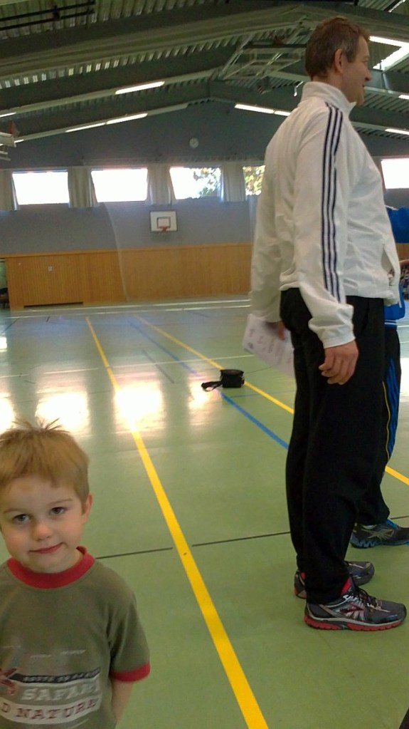 trainer and sports boy